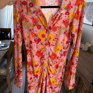 Floral Long Sleeve Dress